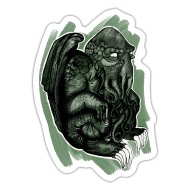 Cthulhu Tattoo Stickers for Sale | Redbubble